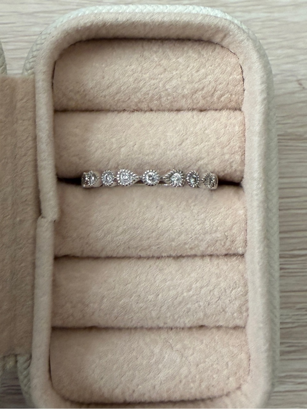 White Gold Accent Ring